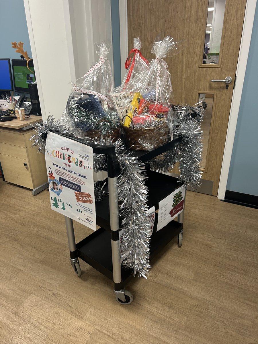 Look out for the 12 Days of Christmas trolley, loads of prizes up for grabs. Come and get your raffle tickets #christmas #festive
<a href="/TeamQEH/">The QEH King's Lynn</a>
<a href="/DN_awebster/">Alice Webster</a>