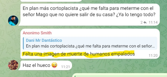 Cuando lees esto por parte de quienes están maquetando la siguiente aventura del patreon... sabes que va a ser cosa fina.