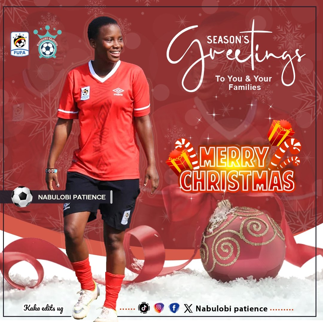 Merry xmass to you all my fans @FcKampala @CrestedCranes @BataImages @sportslens1 @Novahsports @JaleMorgan3