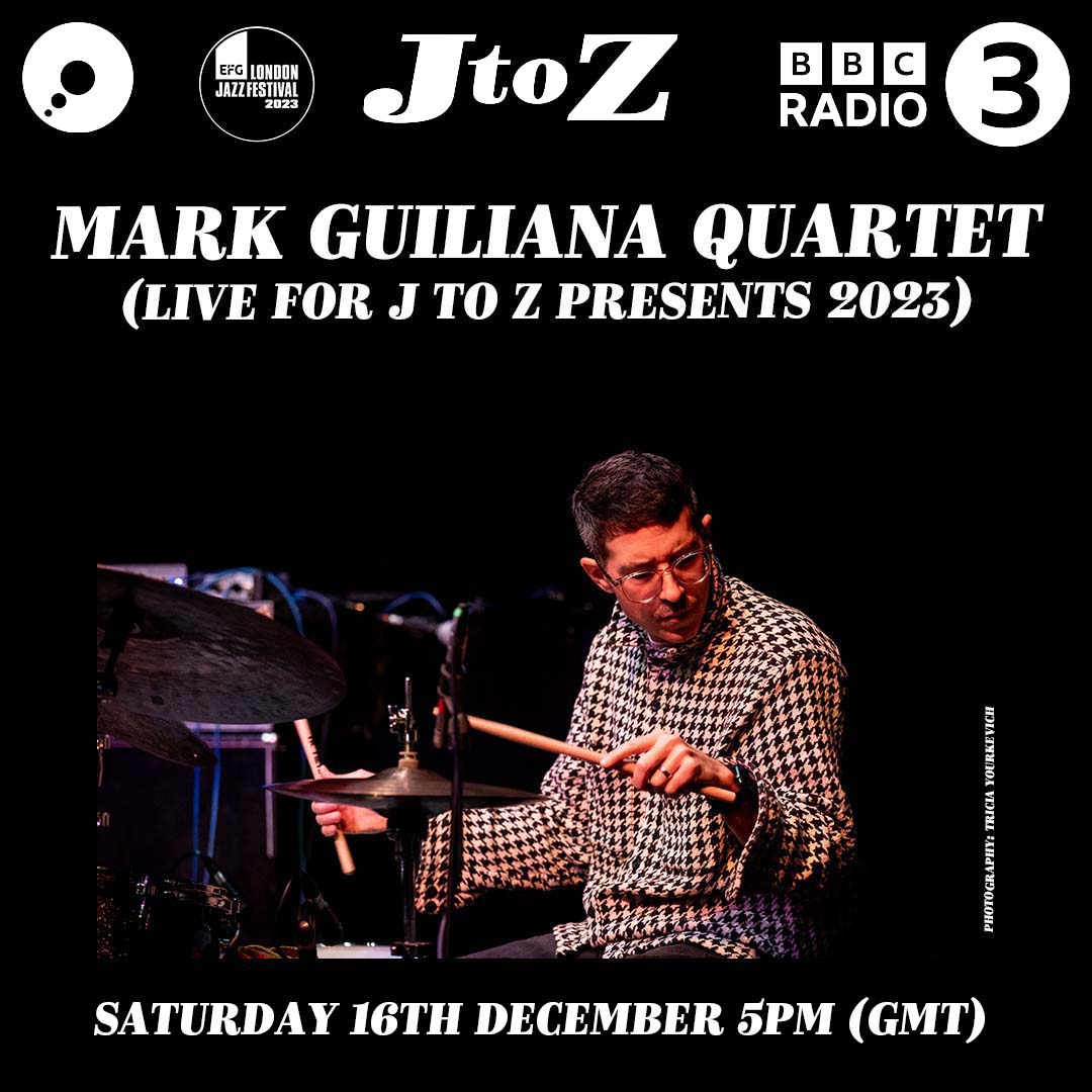 #LunchtimeListening 🔊 @jumokefashola, Julian Joseph and Kevin Le Gendre share some of their favourite albums and live moments of 2023 on the latest BBC Radio 3 #JtoZ show, including music from modern drum great @markguiliana!

👉 Listen now at bbc.co.uk/programmes/m00…