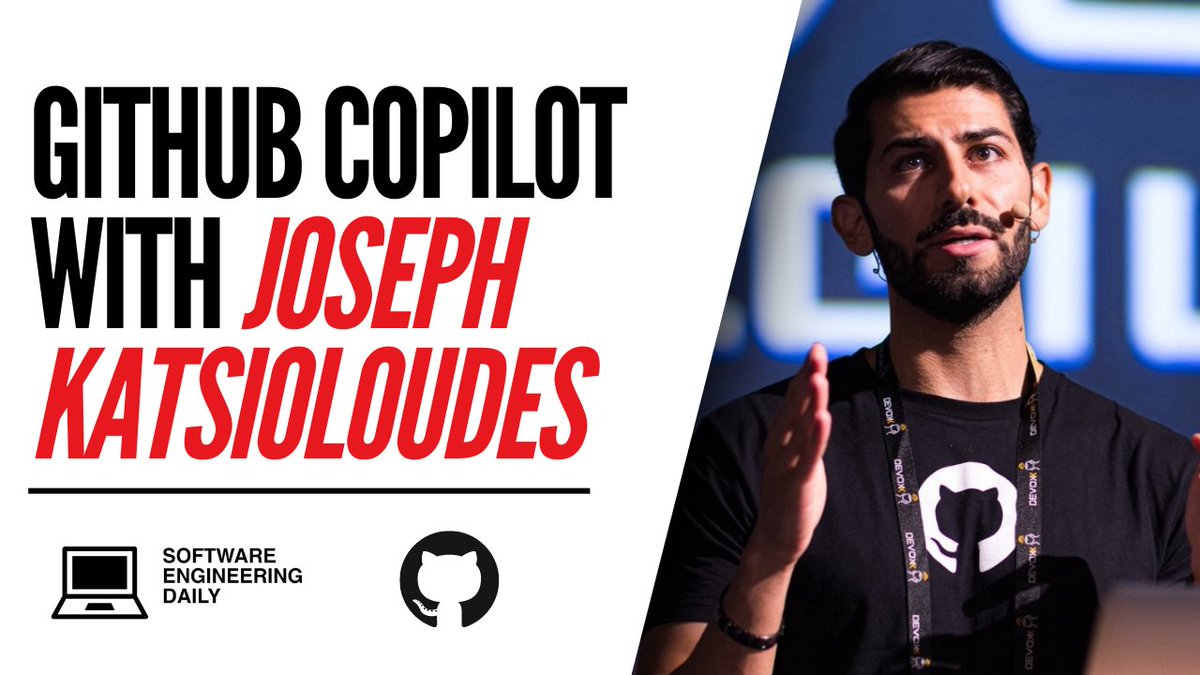 Joseph Katsioloudes is a cyber security specialist and works at the GitHub Security Lab. He joins the show today to talk about Copilot, the future of software development in an AI world, using AI to improve security, and more. softwareengineeringdaily.com/2023/12/19/git… @jkcso @GHSecurityLab