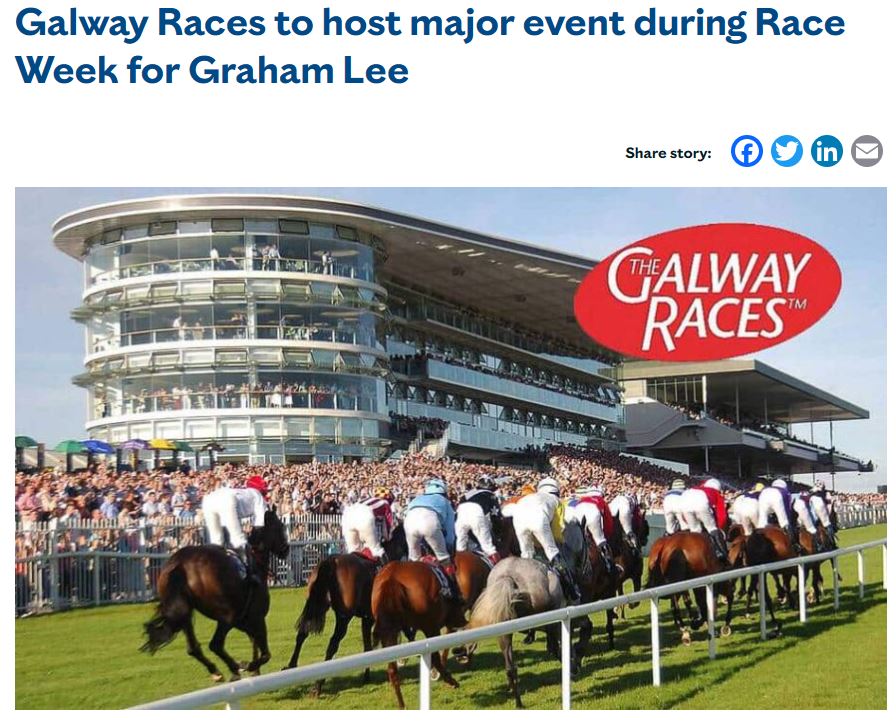 🇮🇪 #GalwayRaces to host major event during Race Week 2024 for #GrahamLee 

The announcement was made yesterday with @georgemcdonagh who was joined by our CEO @MoloneyMichael & 20 time champion jockey @AP_McCoy who is the president of the @IJF_official 

galwaybayfm.ie/sports/galway-…