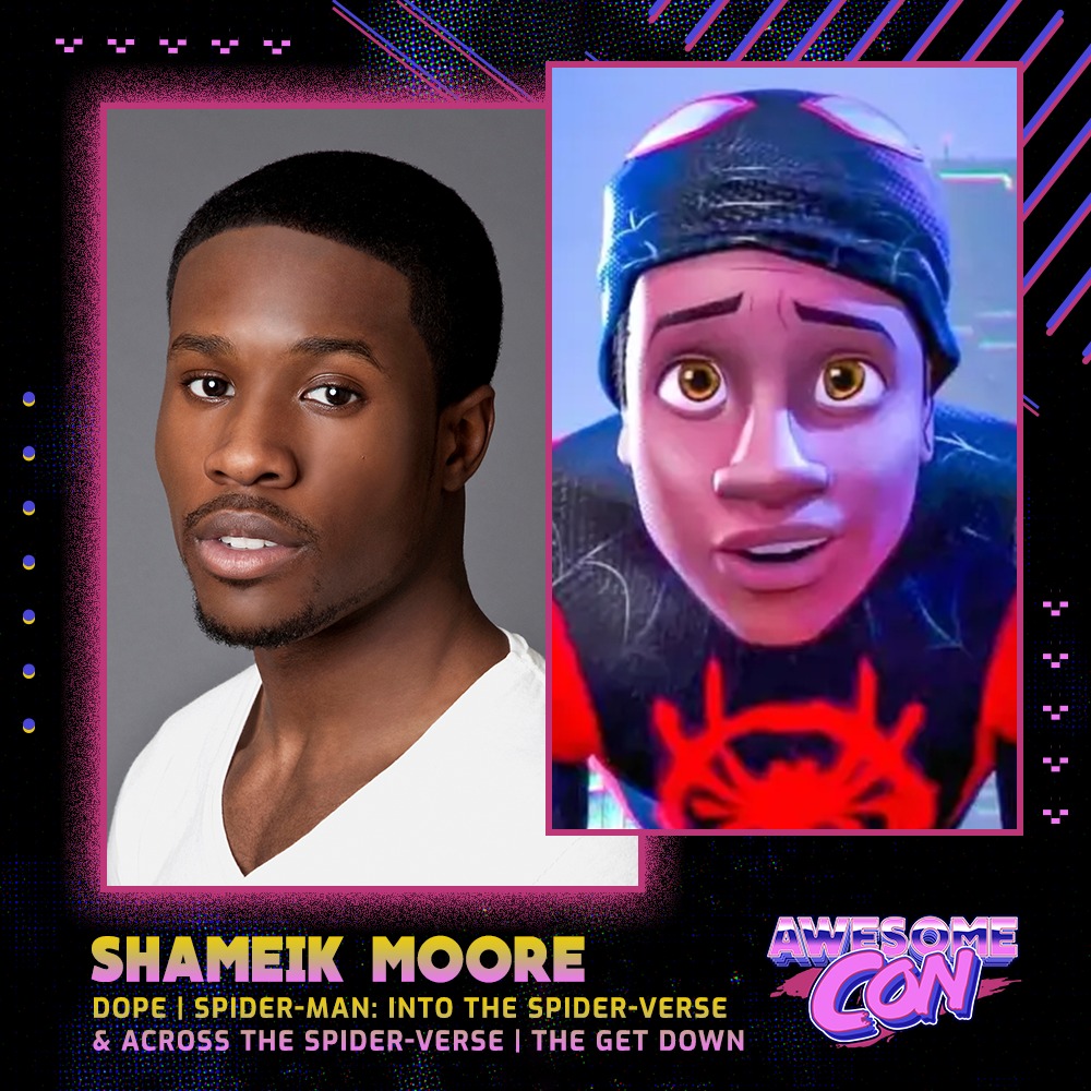 My #Spidey sense is tingling! 🕷️🕸️ @Marvel @SpiderVerse @ShameikMoore @AwesomeCon #WashingtonDC #ComicCon MARCH 8-10 awesome-con.com #Marvel #MCU #MilesMorales #SpiderMan #SpiderVerse #IntoTheSpiderVerse #AcrossTheSpiderVerse #VoiceActor