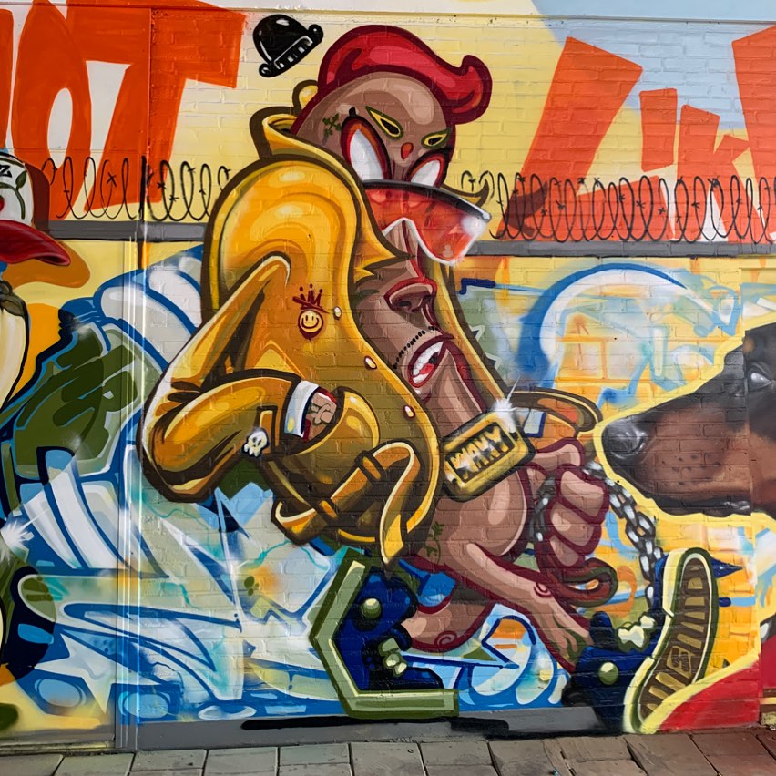 "Hot dogs" <a href="/MR_WANY/">Mr.Wany</a>

Step Out The Arena, 2023 
#cans #colors #hotdog #writing #wany #puf #ha #crew #jam #travels #streetart #astrofat #graffitisupplies #urbanart #sprayart #spraypaint #graffiti #graffitiart #astrofatshop #guiltypleasure