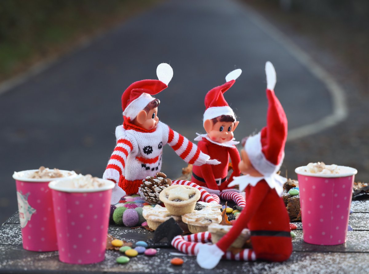 🚴‍♀️🏞️After a busy weekend of cycling, taking part in Listowel’s @parkrunIE on Saturday and joining in the Tralee Christmas parade on Sunday, our elves are now settling down for a festive picnic in Tralee Town Park 🎄 ☕️

What’s on your festive menu this year? #ChristmasMenu