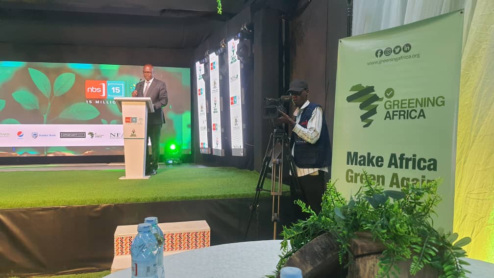 CEO of @Hostalite, founder of @CinnamonClubs, @DolphinFund and the beautiful brain behind the #GreeningAfrica initiative, @DicksonMushabe graced the #15MillionTrees launch at the @nextmediaug house as NBS celebrates 15 years of serving Uganda and the world at large.