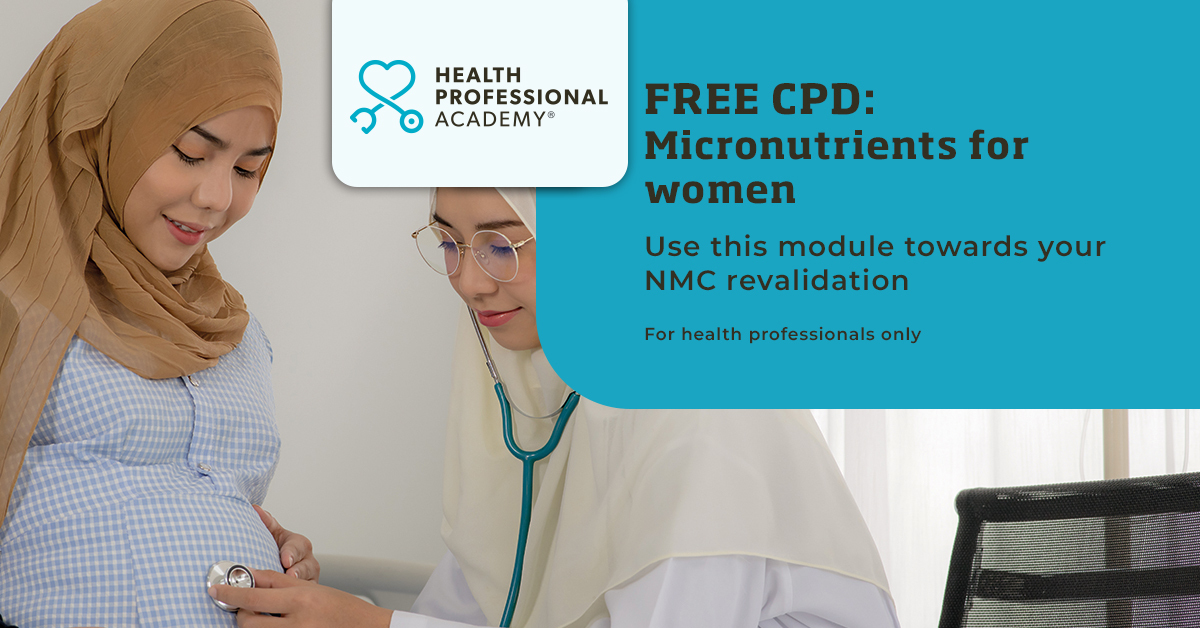 MIDWIFERY & MATERNITY PROFESSIONALS 📣 The metabolic changes that occur during pregnancy & lactation mean that women may require micronutrients to support their health & baby. Take this free CPD from @healthprofacad and use it for NMC revalidation 👉 healthprofessionalacademy.co.uk/cpd/supplement… [AD]