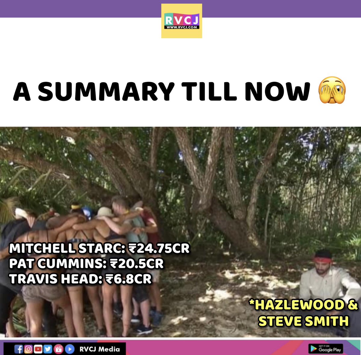 jay_krishna_sin's tweet photo. #IPL2024Auction
#MitchellStarc #iplauction2024
#PatCommins
#TrevisHead https://t.co/HnjovEJZOl