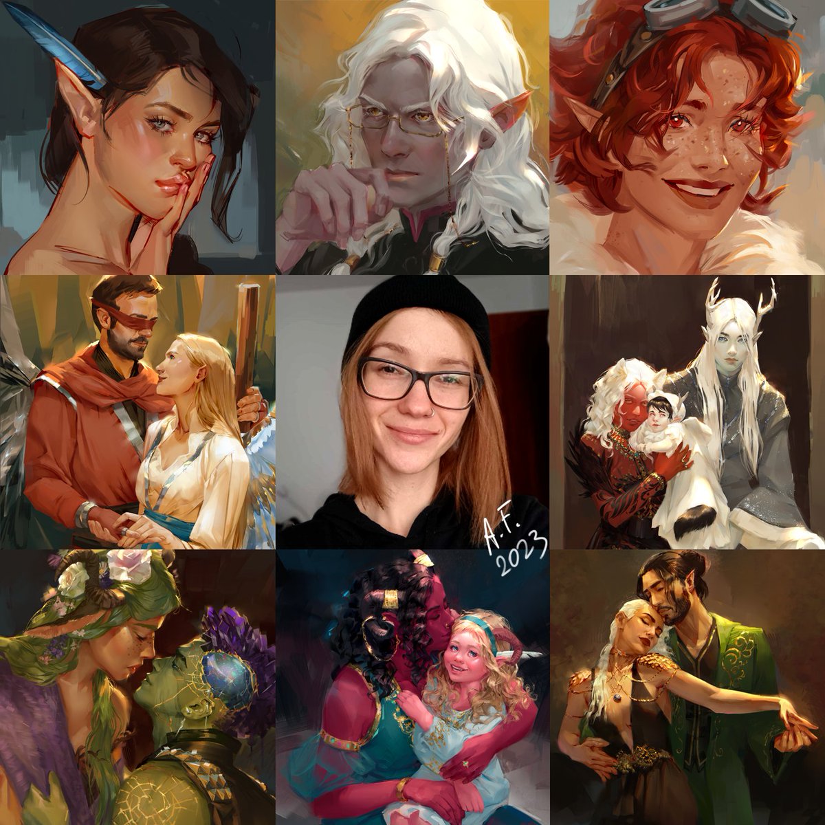 I made this year's #artvsartist2023 🥹
gosh what a year!