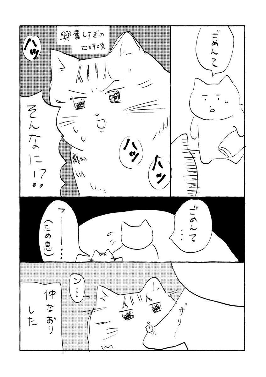 ねことけんかした