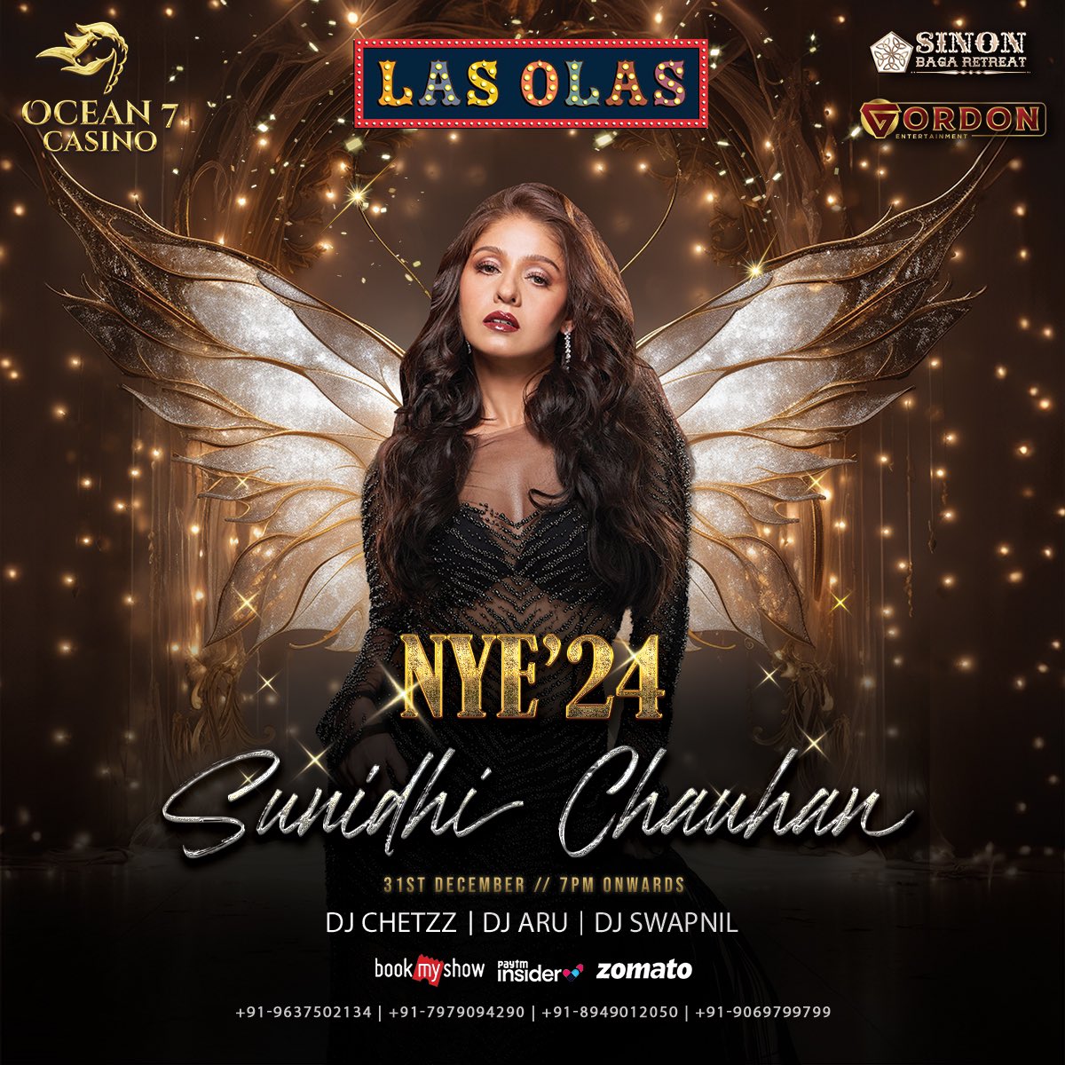 Get ready to groove into the New Year! 🌟 
I’ll be setting the stage on fire at Las Olas Goa. 
Early Bird Tickets are LIVE now—grab yours for an unforgettable night of music and celebration! 

Let’s welcome the new year together! 🎉✨ 

#LasOlasGoa #NewYearGroove  #Goa…