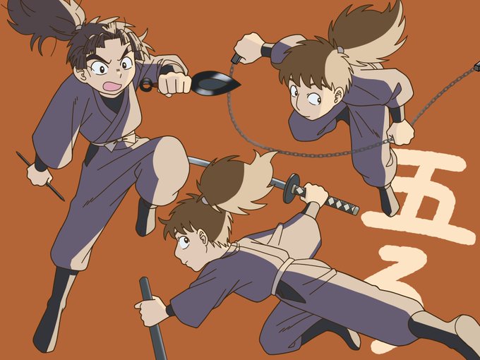 「dual wielding multiple boys」 illustration images(Latest)