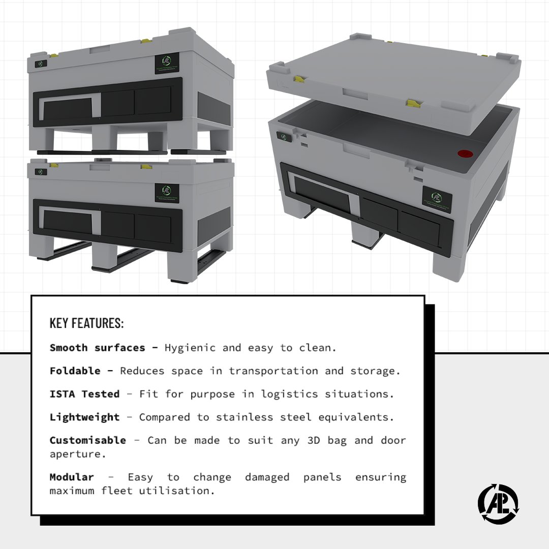 Our GENESIS tote is designed to ship valuable liquid media by road 🚛 and sea 🚢 We also have a product approved for air freight ✈️ Check out the spec today: allpaq.com/containers/50-…