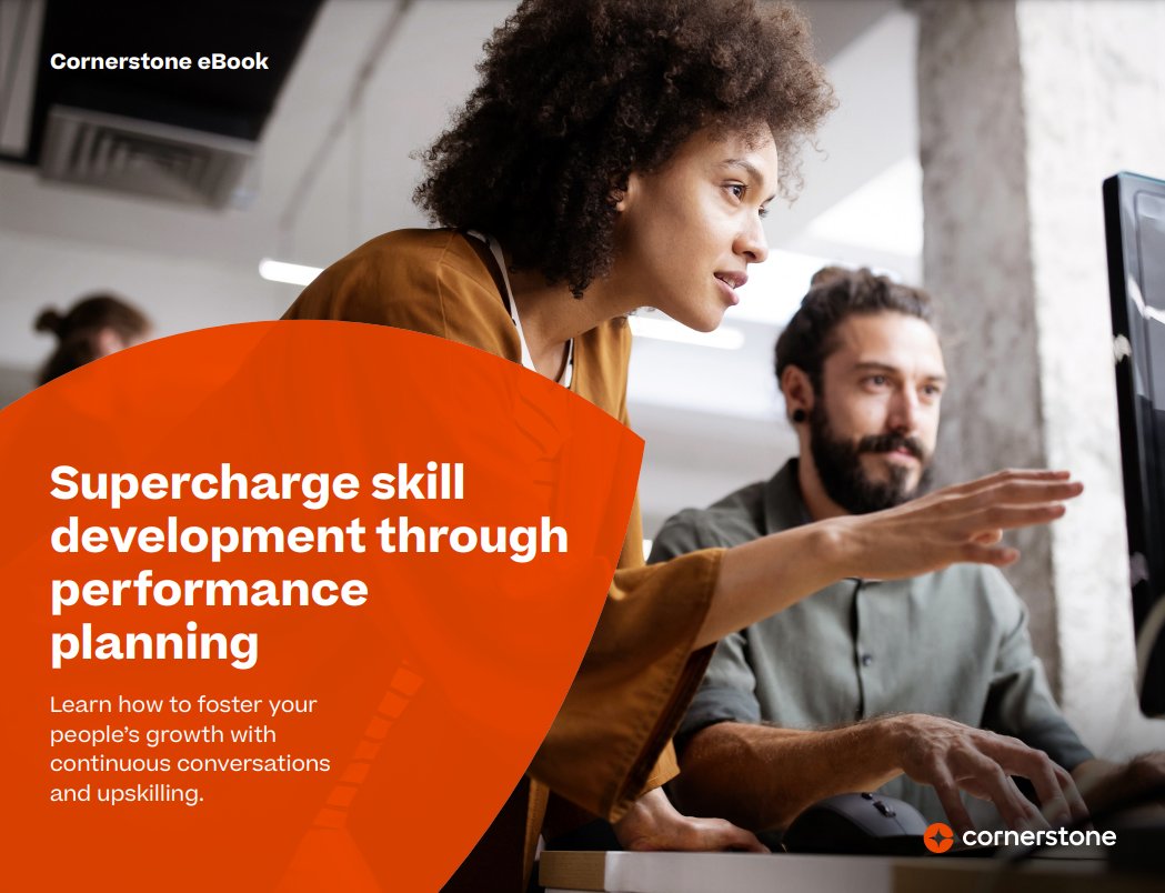 It's time to supercharge your skill development strategy! This ebook offers actionable guidance to help you design a new upskilling programme (or update your current one). Download here: ow.ly/SlMp50QiHIe #skills #development #employeeexperience @CornerstoneInc