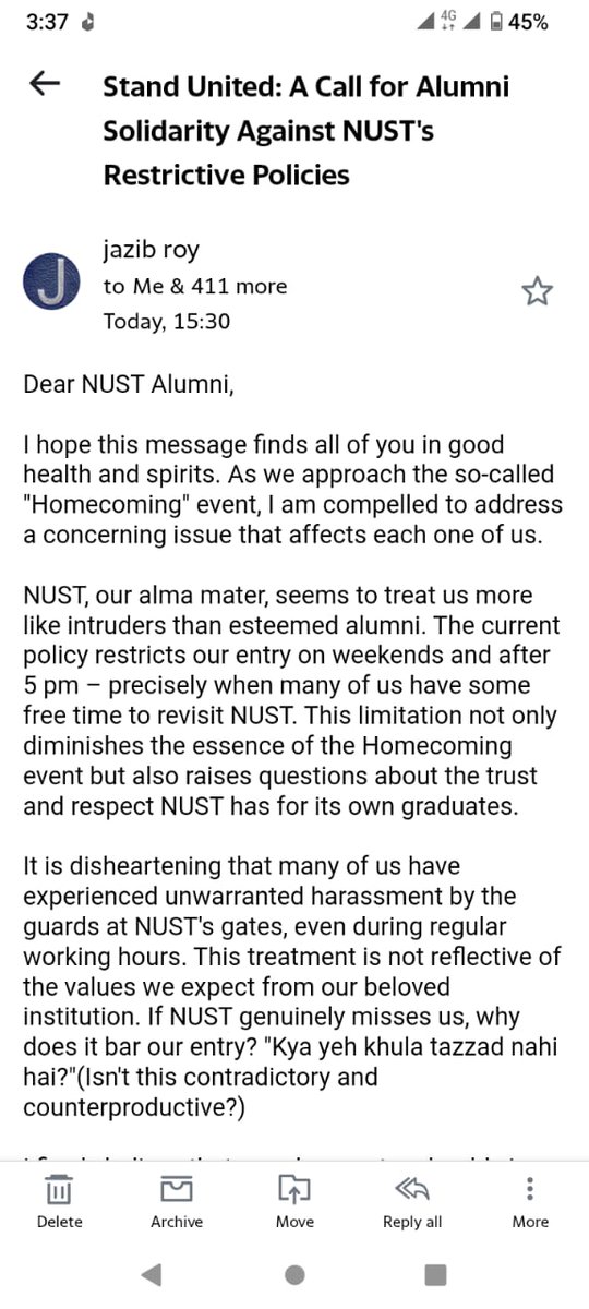 Even a Bykea rider has more respect than esteemed alumni at NUST entry gates 😭😭😭😭
