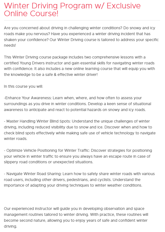 Are you and your loved ones prepared to drive in these conditions? We can help! We have a Winter Driving Program w/ Exclusive Online Course! You can check it out here -yd.com/locations/on/w…

#YD #YoungDrivers #DrivingCourse #winterdriving #driving #drivinginthesnow