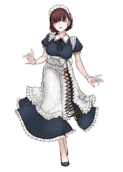 線画できたぜ????????????????あとは色だけだぜ???????????????? 