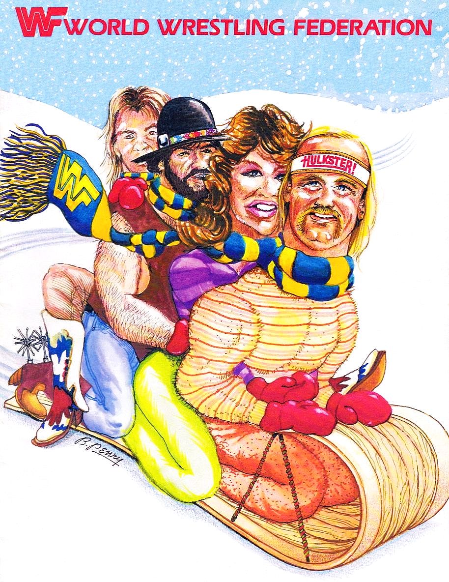 Have a Rock 'n' Wrestling Christmas from the World Wrestling Federation! ⛄ #WWF #WWE #Wrestling #BarryWindham #BillyJackHaynes #WendiRichter #HulkHogan