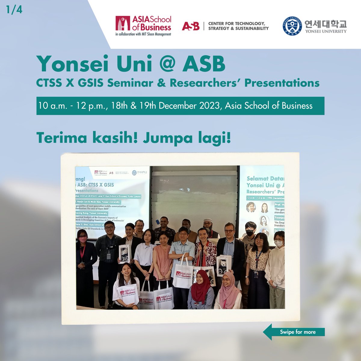 Center of Technology, Strategy and Sustainability tweet media