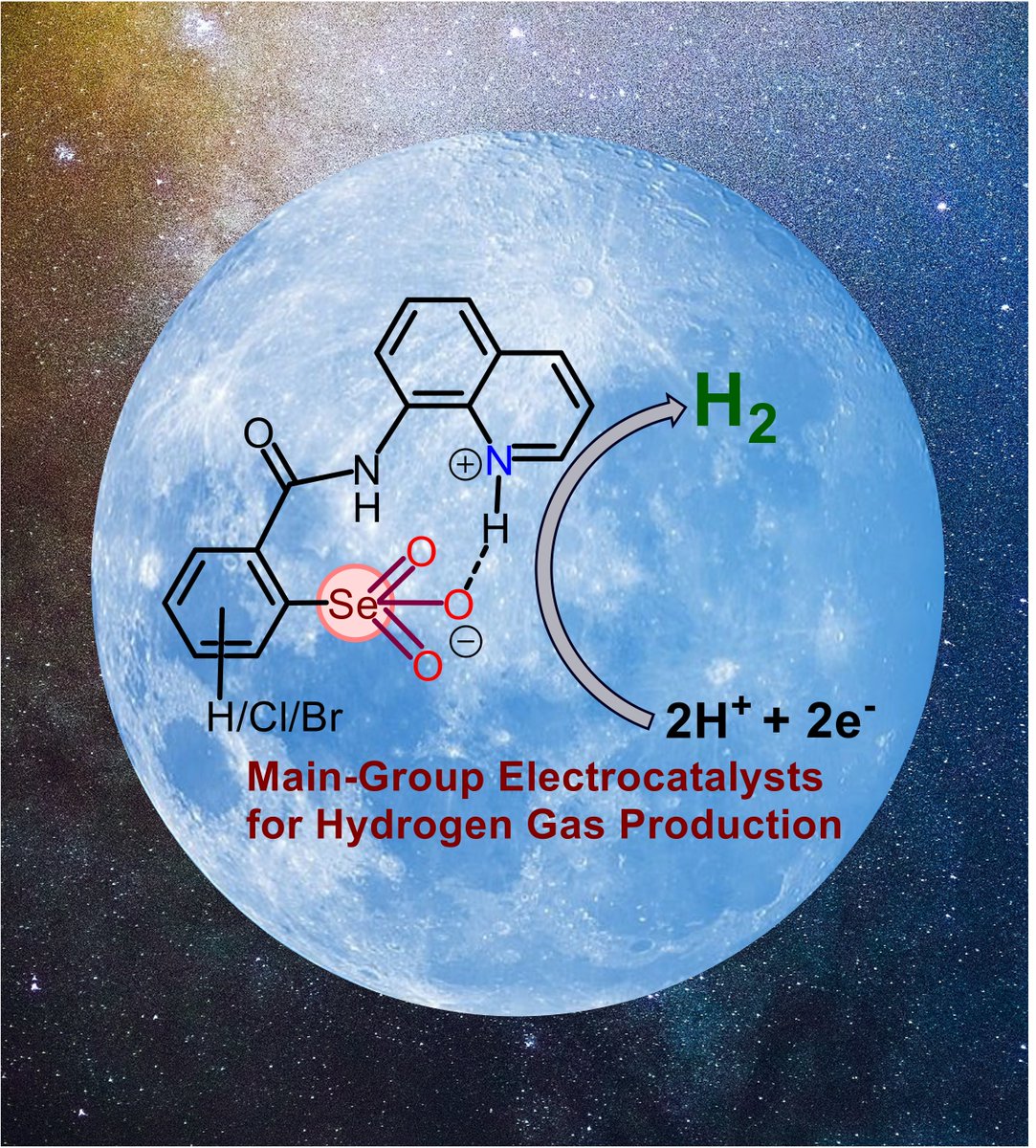 Within two weeks from Earth (Tellurium, @ChemEurJ) to the Moon (Selenium, @J_A_C_S). Isolated selenium(VI) molecules can utilized as electrocatalysts for hydrogen gas generation. Congrats to @MonojitBatabyal @svastik21 @raushanjha2012 @SangitK35711415 pubs.acs.org/doi/10.1021/ja…