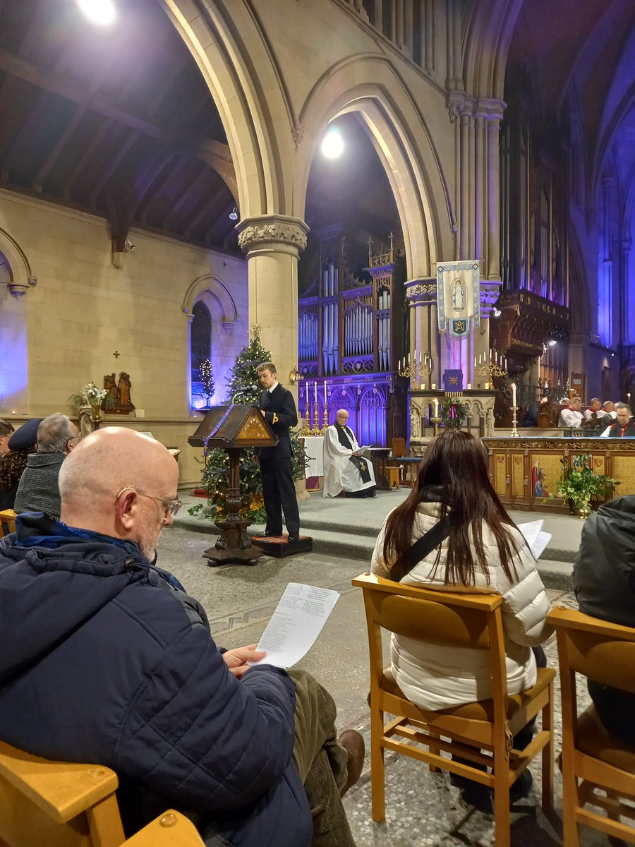 HMS CERES recently celebrated our annual Christmas Carol service at All Souls Church. We were honoured to have The Bishop of Beverley, The Rt Rev Stephen Race, officiate. The event was attended by members of @HMSCeres past and present, along with families, friends, & supporters.