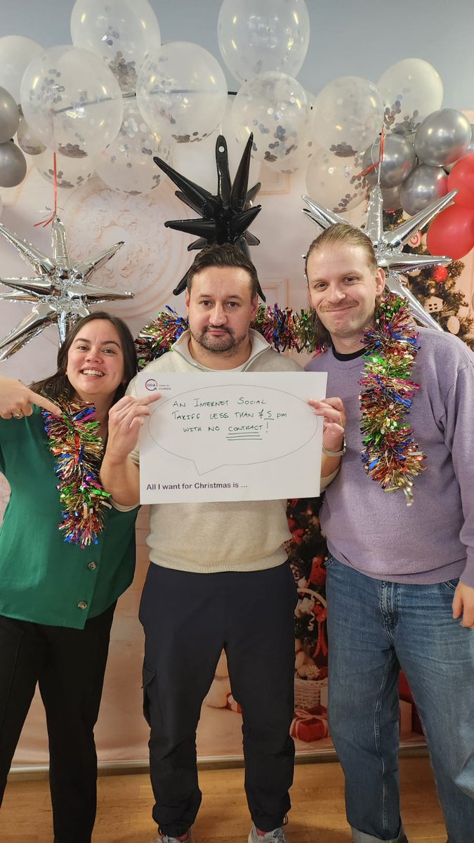 What GDA Staff want for Christmas is...

'An internet social tariff'

'Value grassroots voices'

'Create safe and meaningful spaces for us to share our lived experience!'