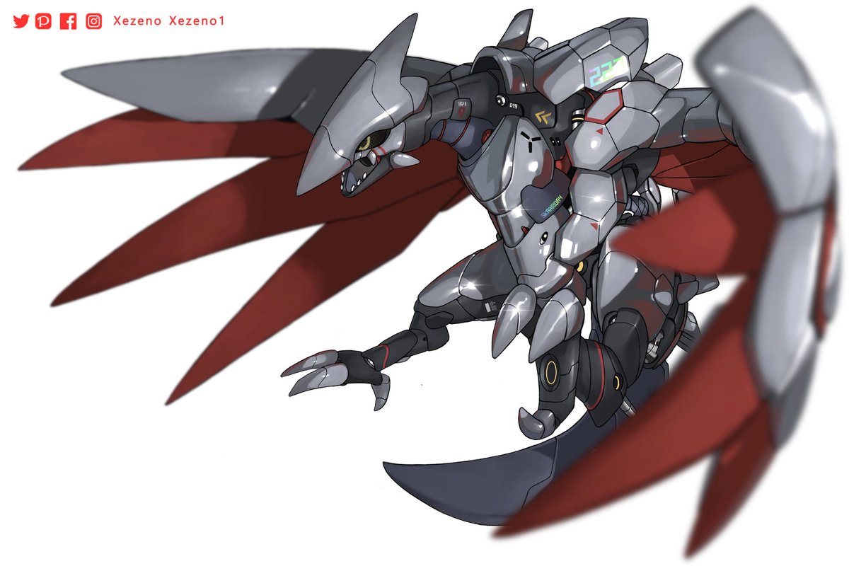 no humans robot white background mecha solo wings mechanization  illustration images
