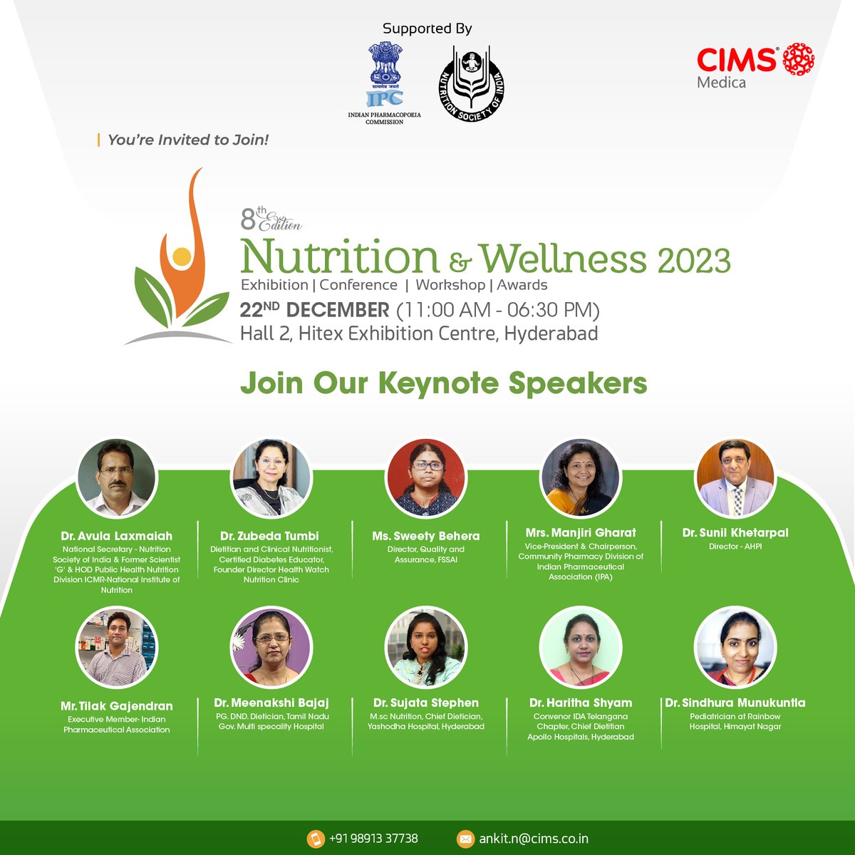 Get ready for insightful discussions at the Nutrition and Wellness Conference!
Nutritional strategies, online community building, and youth nutrition trends. Join us for this enriching experience!

To register, click here
bit.ly/C0N_NUTRA_EDM

#HealthyLivingNow #PharmaWisdom