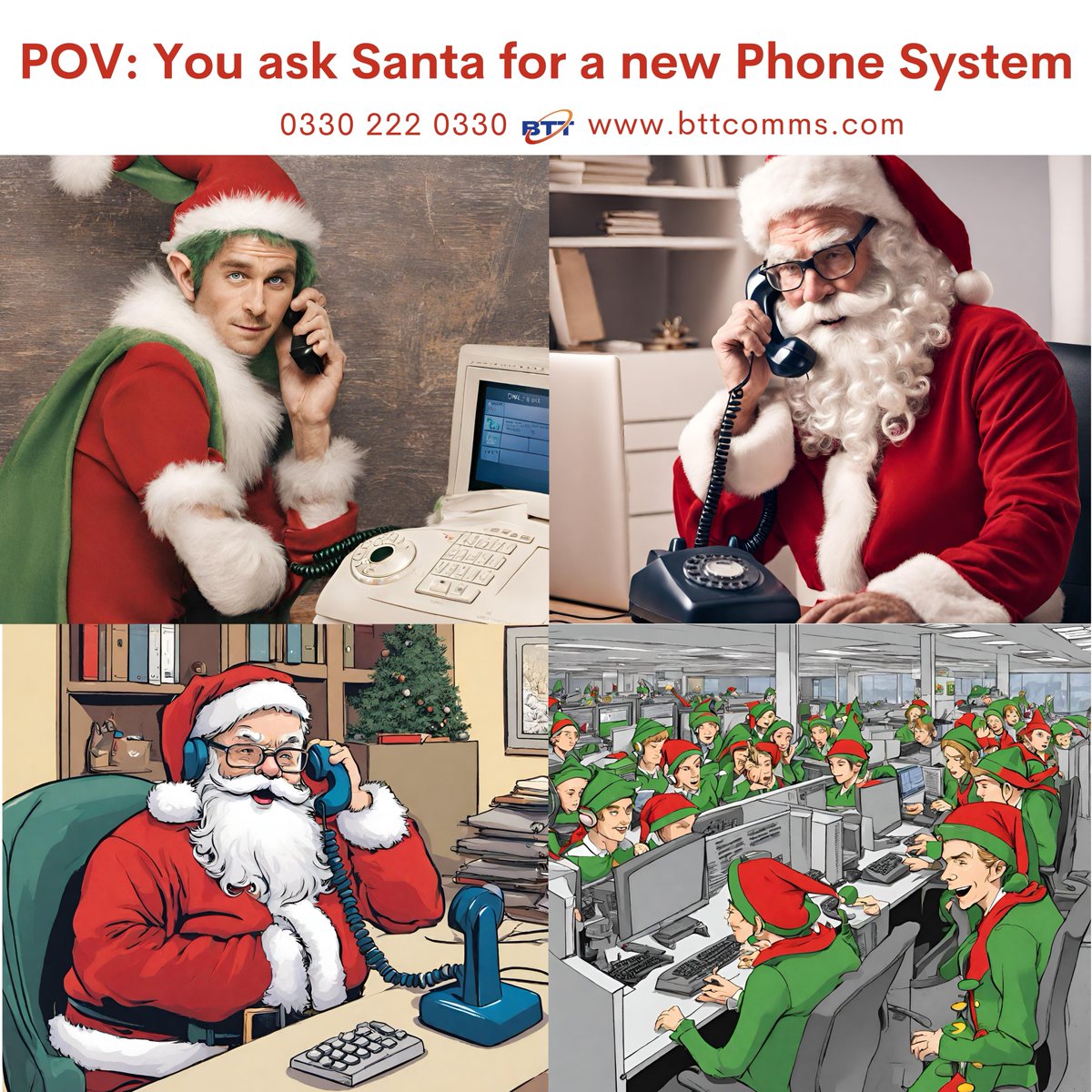POV: You ask AI for an elf using a phone but it instead gives you Ryan Gosling as an elf 🤔🎄

BTT Phone Systems - Santa Approved! 🎅

bttcomms.com/business-secur… 

#phonesystems #phones #businessolutions #ryangosling #christmas