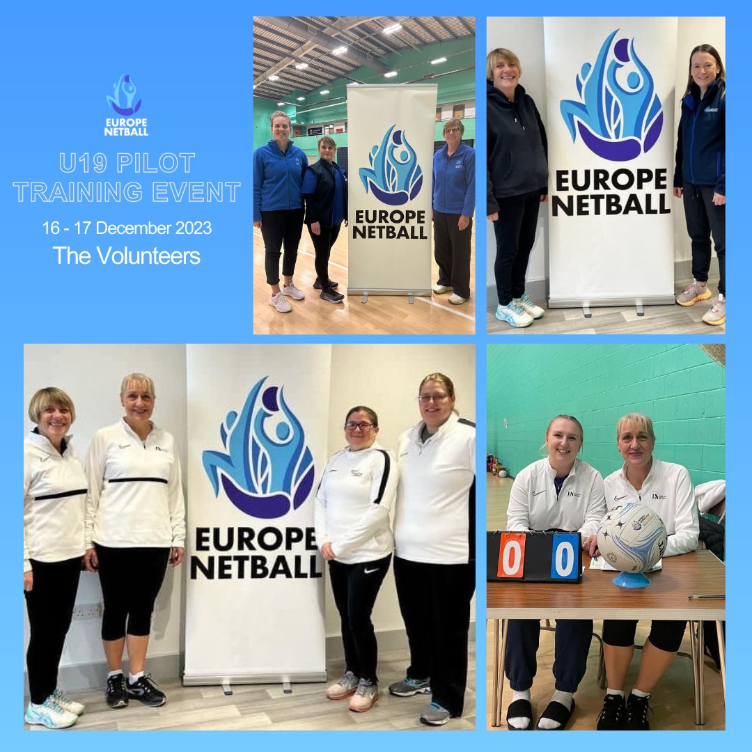 What a weekend! A huge thank you to all 7 teams from across Europe for joining us at our U19 pilot training event. We couldn't have done this without our volunteers, umpires, UAPs and dedicated events team, so a massive thank you to you all! #netball #europenetball