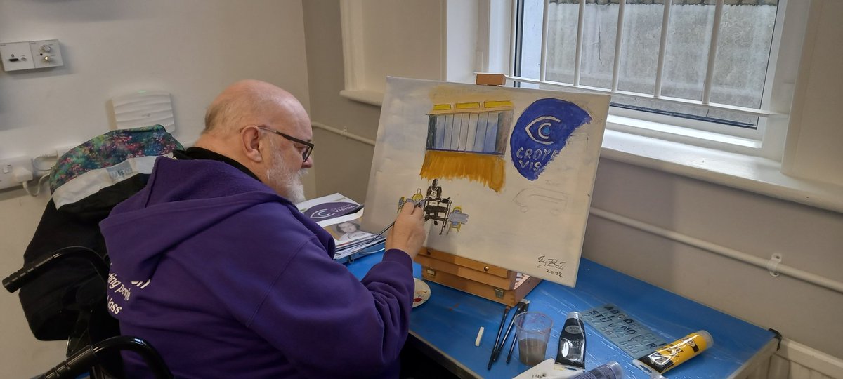 🖌️ Join our Wednesday art classes in the New Year! 🗓️ Immerse in a welcoming, boundless creativity space. 🌈✨ Whether seasoned or starting, our classes are for everyone. Let's create together! Thanks to our funder @MorrisonsFound1 #artforallabilities #newyearnewart