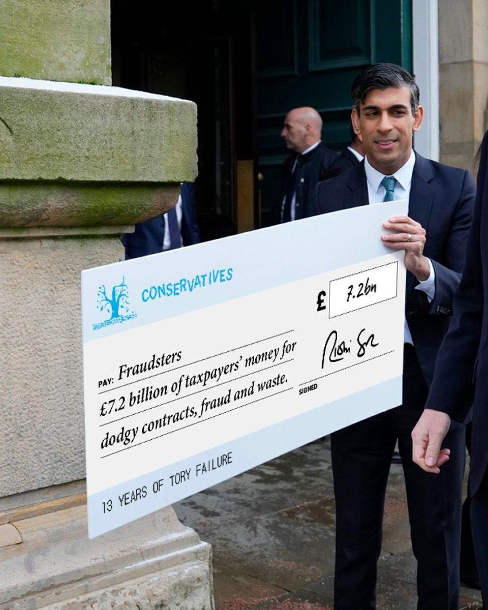 Rishi Sunak has written off the billions of taxpayer money lost to Covid fraud, which he oversaw as Chancellor.

<a href="/Keir_Starmer/">Keir Starmer</a> and <a href="/RachelReevesMP/">Rachel Reeves</a> will get that money back.