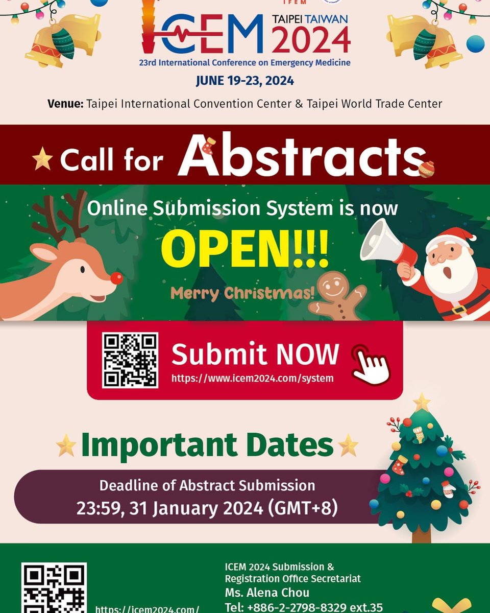 The team at TSEM is working hard to bring us another great International Congress on EM with @IFEM2! Submit your abstract and plan to be there in June!