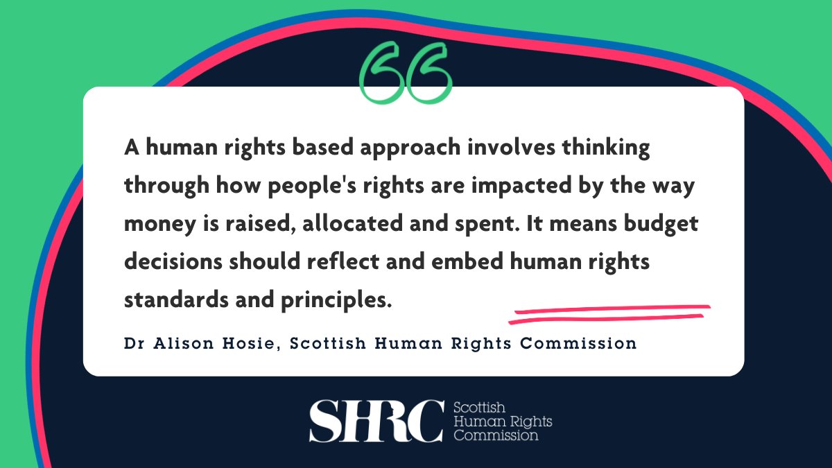 As @scotgov prepares to present its Budget proposals for 2024-25 to @ScotParl, we look at why human rights budgeting is one of the most powerful tools for change.

Find out more in this new blog from Research Officer @alihosie ➡ scottishhumanrights.com/blog/human-rig…

#YourBudgetYourRights