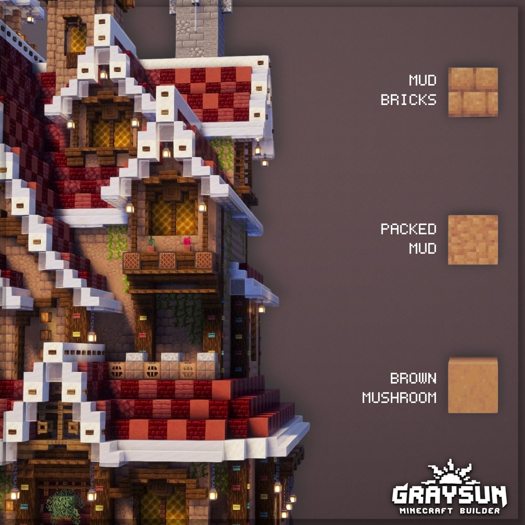 GraySun8151 on X: I designed this fantasy Pagoda and you can check more pictures of it in the comment below! Let me know if this build inspires you ❤️ #Minecraft #minecraftbuild /