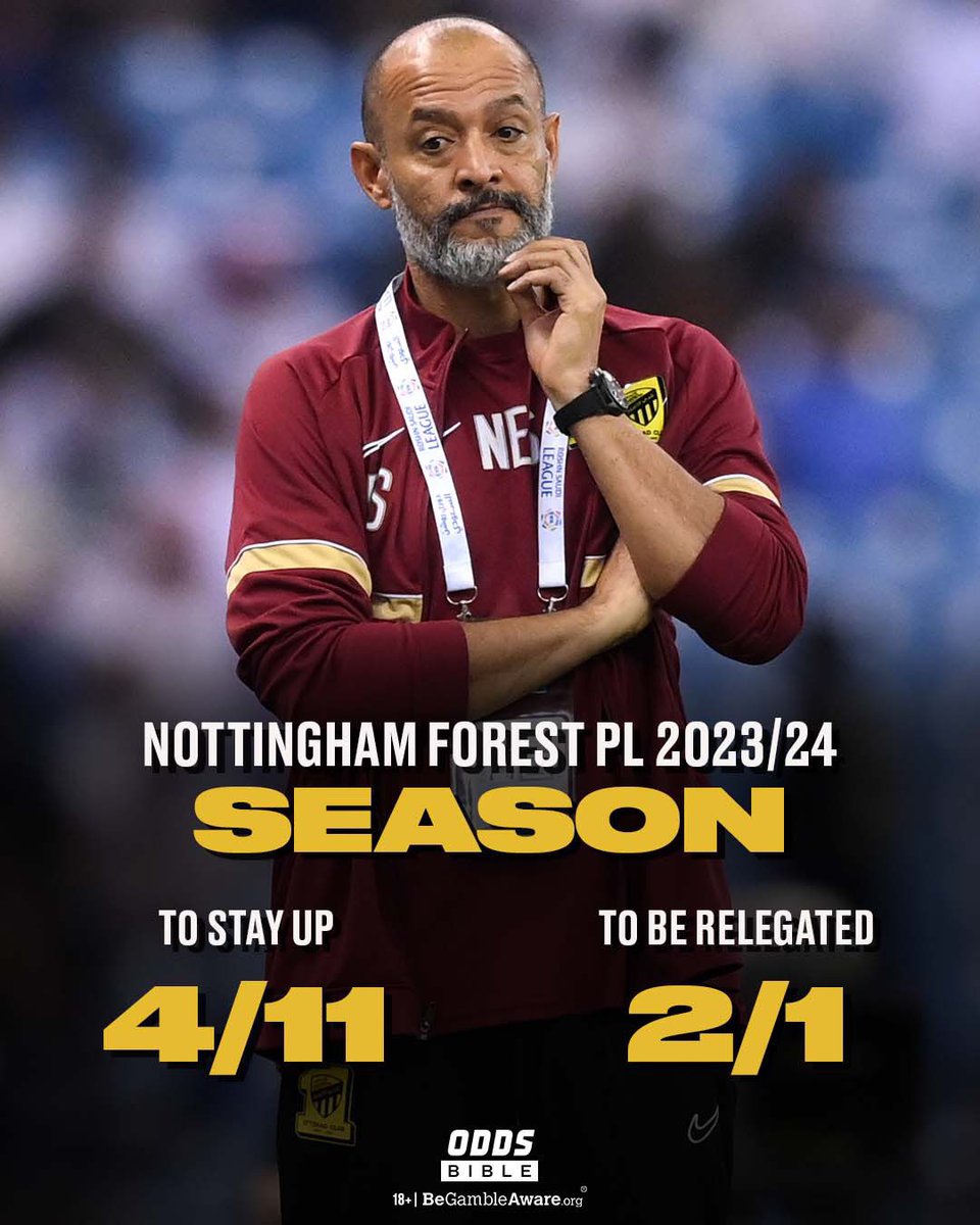 Nottingham Forest are set to replace manager Steve Cooper with Nuno Espirto Santo 🌳👀 The man to keep them in the Premier League? 🤔