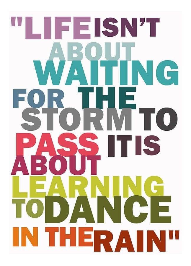 Embrace the challenges and find beauty in the midst of adversity, for it is in learning to dance under the rain that we truly discover the strength within us. #EmbraceChallenges #FindingStrength #DancingInTheRain