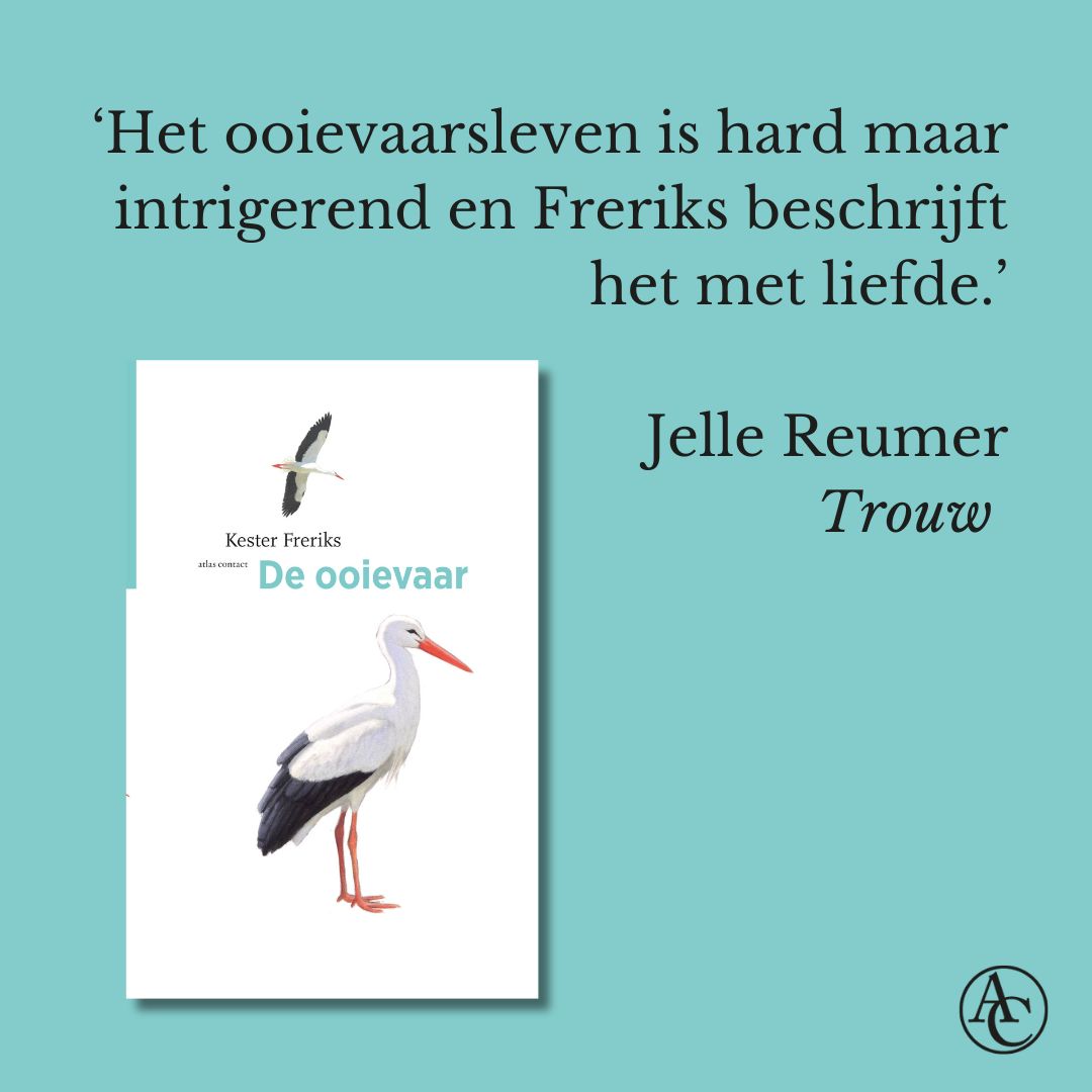 𝑫𝒆 𝒐𝒐𝒊𝒆𝒗𝒂𝒂𝒓 van Kester Freriks is verkozen tot één van de beste boeken van 2023 in Trouw. Jelle Reumer noemt het boek ‘Een pareltje in de vogelserie van Atlas Contact’. 🪹