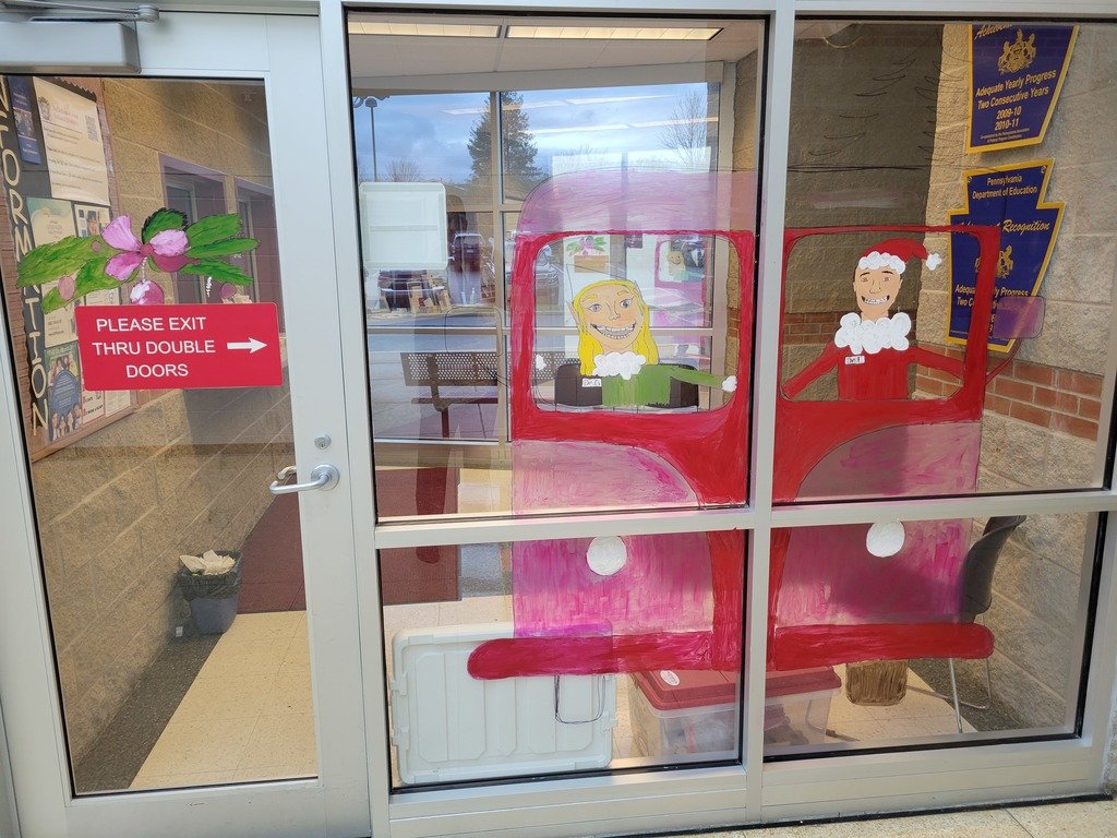 Our Art Club has been spending some time making the halls of BAMS feel festive. Here is some of the art work (mostly finished) done by our students. Great job everyone!