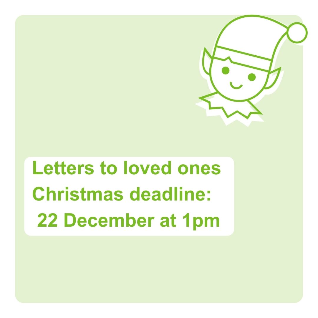 If you have a loved one staying in one of our hospitals over Christmas why not send them a letter? Christmas delivery deadline is 22 December at 1pm. Please complete the form our team will deliver it to them: mse.nhs.uk/patient-experi…