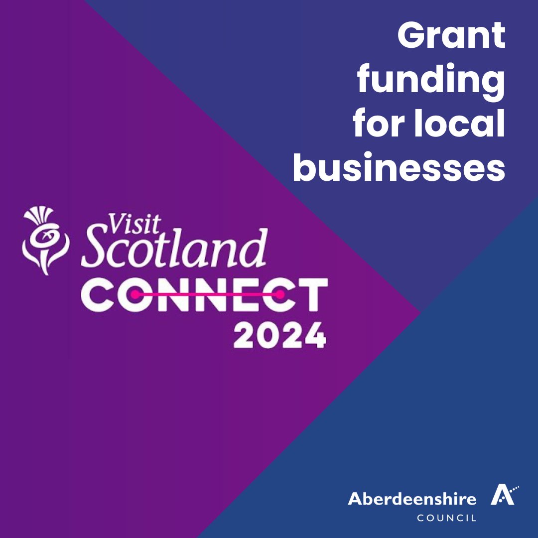 ❗️OPEN @Aberdeenshire Supports Local Businesses To Attend VisitScotland Connect Offering🔟eligible #Aberdeenshire #tourism #SME's support with a #grant & travel trade ready help to attend #VisitScotlandConnect 17/18 Apr '24 😎bit.ly/ACVSC24 📪Closes 5pm Wed 3 Jan '24
