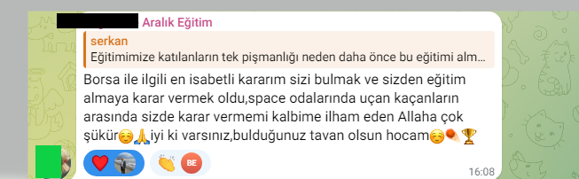 Arkadaşlarımızın bu güzel dilekleri bizleri ziyadesiyle mennun ediyor , göğsümüzü genişletiyor 😊

kazançları daim olsun 🧿