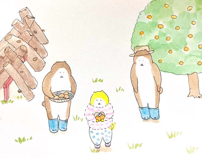 椎茸とみかん 