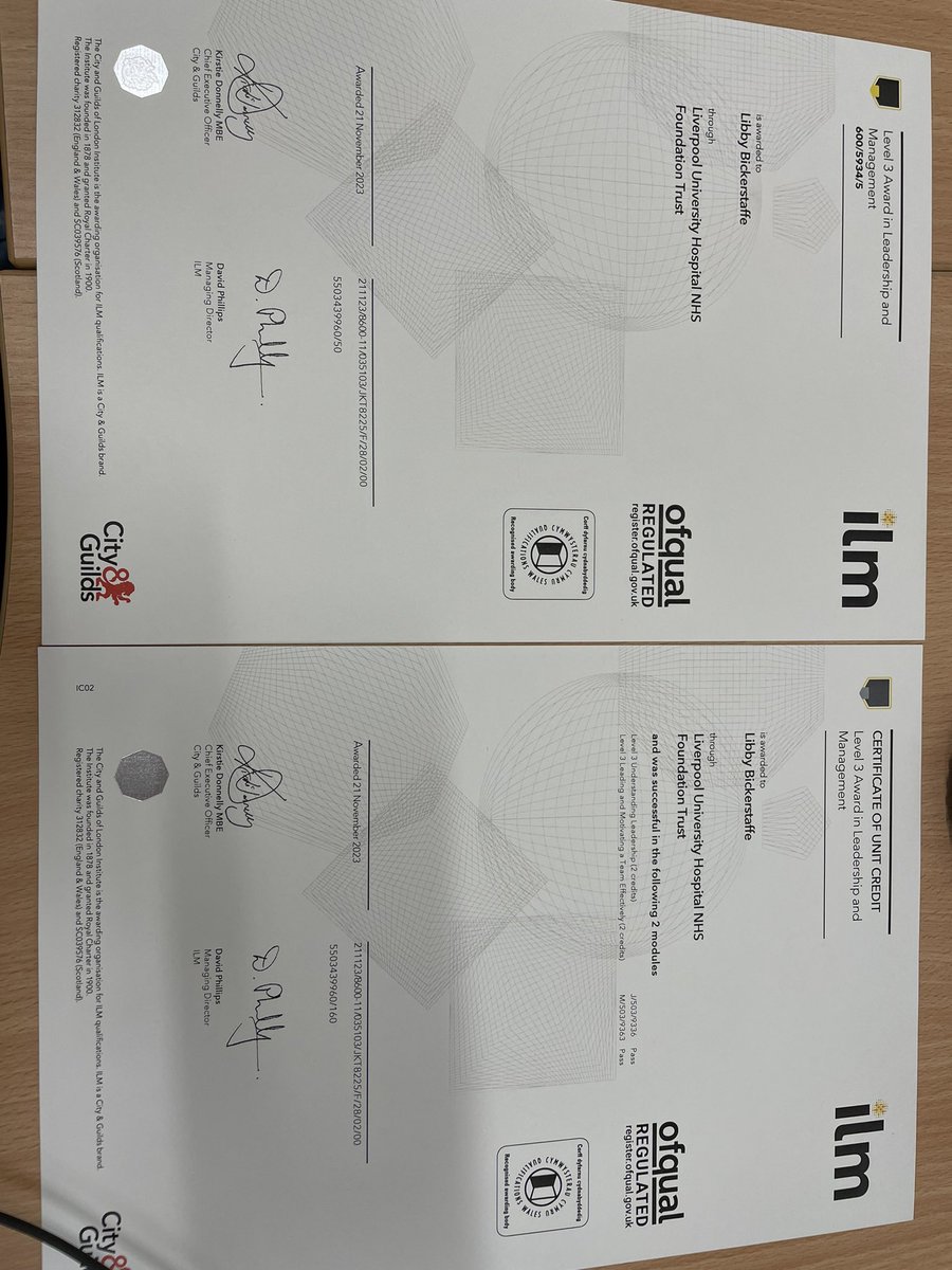 LUHFT Health & Safety (@luhftsafety) on Twitter photo Team member Libby has successfully passed a level 3 leadership and management course through <a href="/LUHFTlearning/">Learning and Development @LUHFT</a>
The aspiring managers course is great and would recommend to anyone in a new management role or upcoming.
📚 Team member Libby has successfully passed a level 3 leadership and management course through <a href="/LUHFTlearning/">Learning and Development @LUHFT</a>
The aspiring managers course is great and would recommend to anyone in a new management role or upcoming.
📚