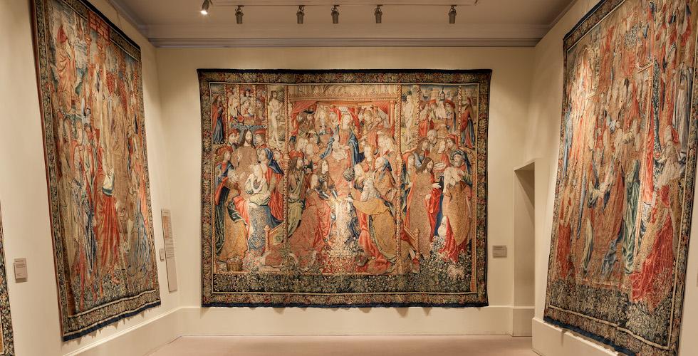 🧵La colección de tapices de @patrimnacional es una de las más ricas del mundo.

Así es porque los reyes españoles de la Casa de Austria dominaban los Países Bajos, principal centro productor.

En el #RealSitio de #LaGranja verás una muestra excepcional👉 bit.ly/3GPtnjk