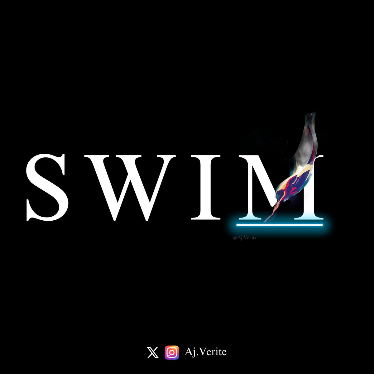 AJVERITE's tweet image. SWIM – where creativity meets the current. 🏊 💙 #DiveIntoCreativity #SWIMArtistry