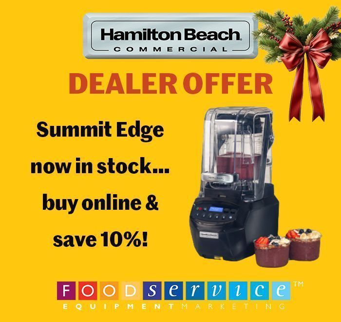 FEM_UK's tweet image. 🌟 Summit Edge - Buy Online &amp;amp; Save 10% 🌟

Get an additional 10% off your net price until 29.12.23  - time is running out to take advantage of this fabulous offer!

Online Orders Only:- buff.ly/49nnw1T

#HamiltonBeachCommercial #DealerOffer #HighPerformanceBlender
