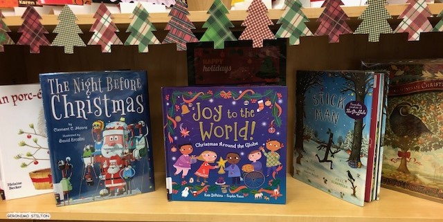Joy to the World! #holidaybooks #xmasbooks #elementaryschoollibrary #booklove