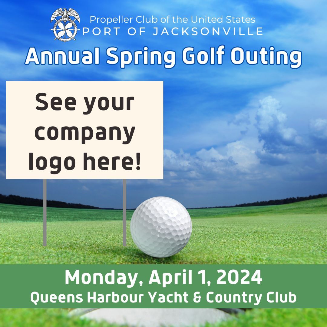 propclubjax's tweet image. 📆Mark Your Calendar! 📆 The #PropClubJax 2024 Annual Spring Golf Outing is scheduled for Monday, April 1 at Queens Harbour Yacht and Country Club. 

Follow #PropClubJax for more updates.

#propellerclub #golftournament #maritime #maritimeindustry #ilovejax