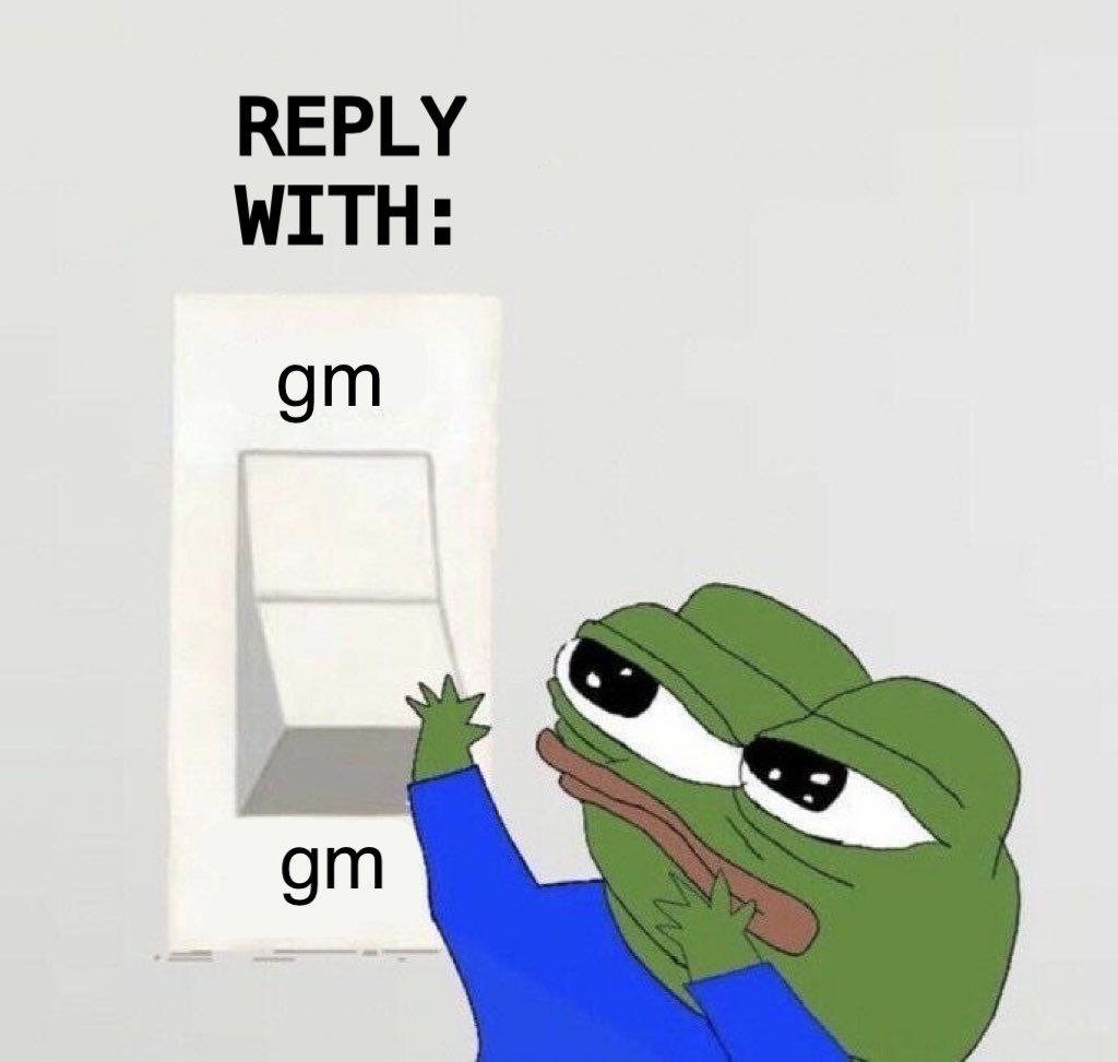 GM crypto enjoyoooors